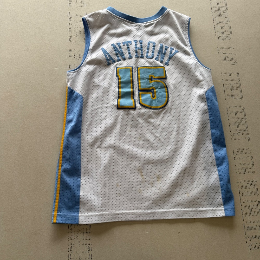 00's Nike Denver Nuggets Carmelo Anthony Basketball Jersey
